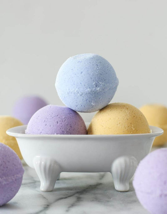 Eucalyptus and Sweet Lemon Bath Bombs